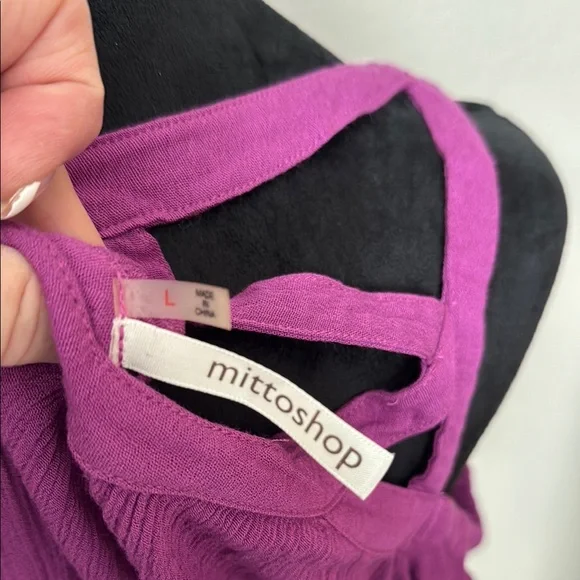 Women's Purple Strappy Top - Picture 6 of 6